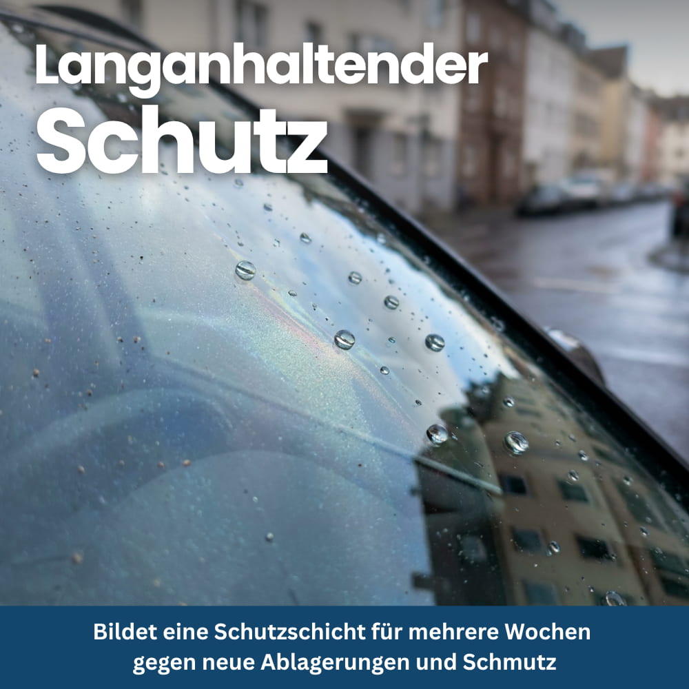 Car Window Cleaner with Anti-Fog & Water-Repellent Effect
