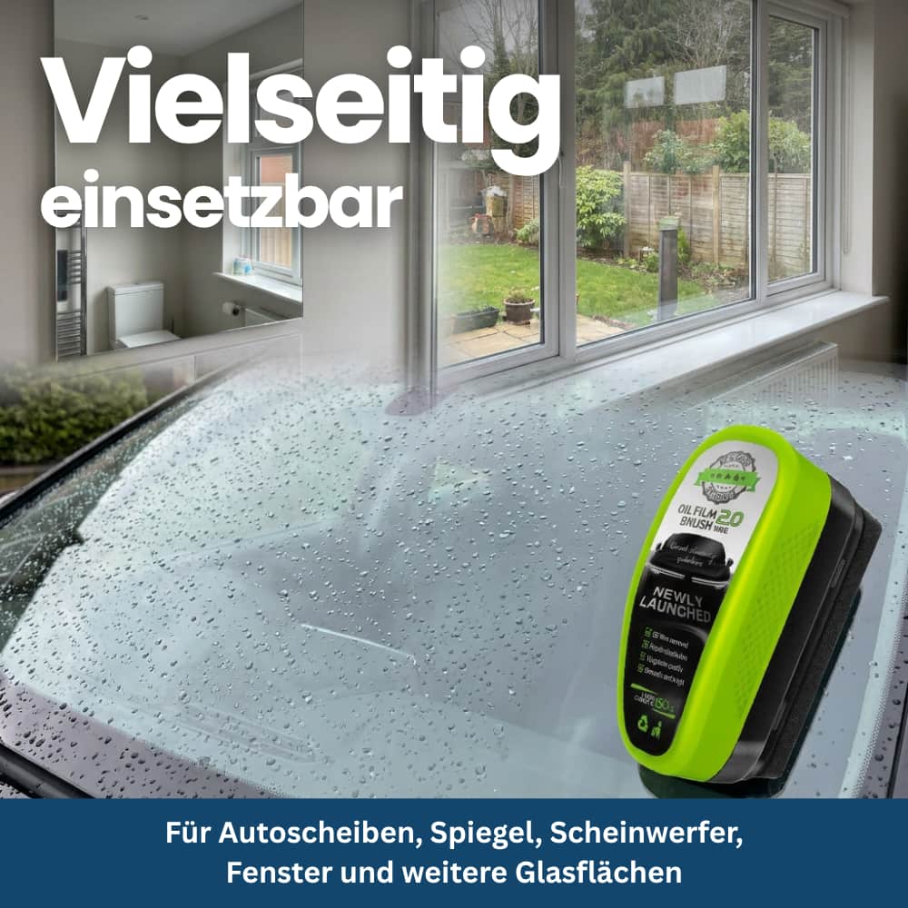 Car Window Cleaner with Anti-Fog & Water-Repellent Effect