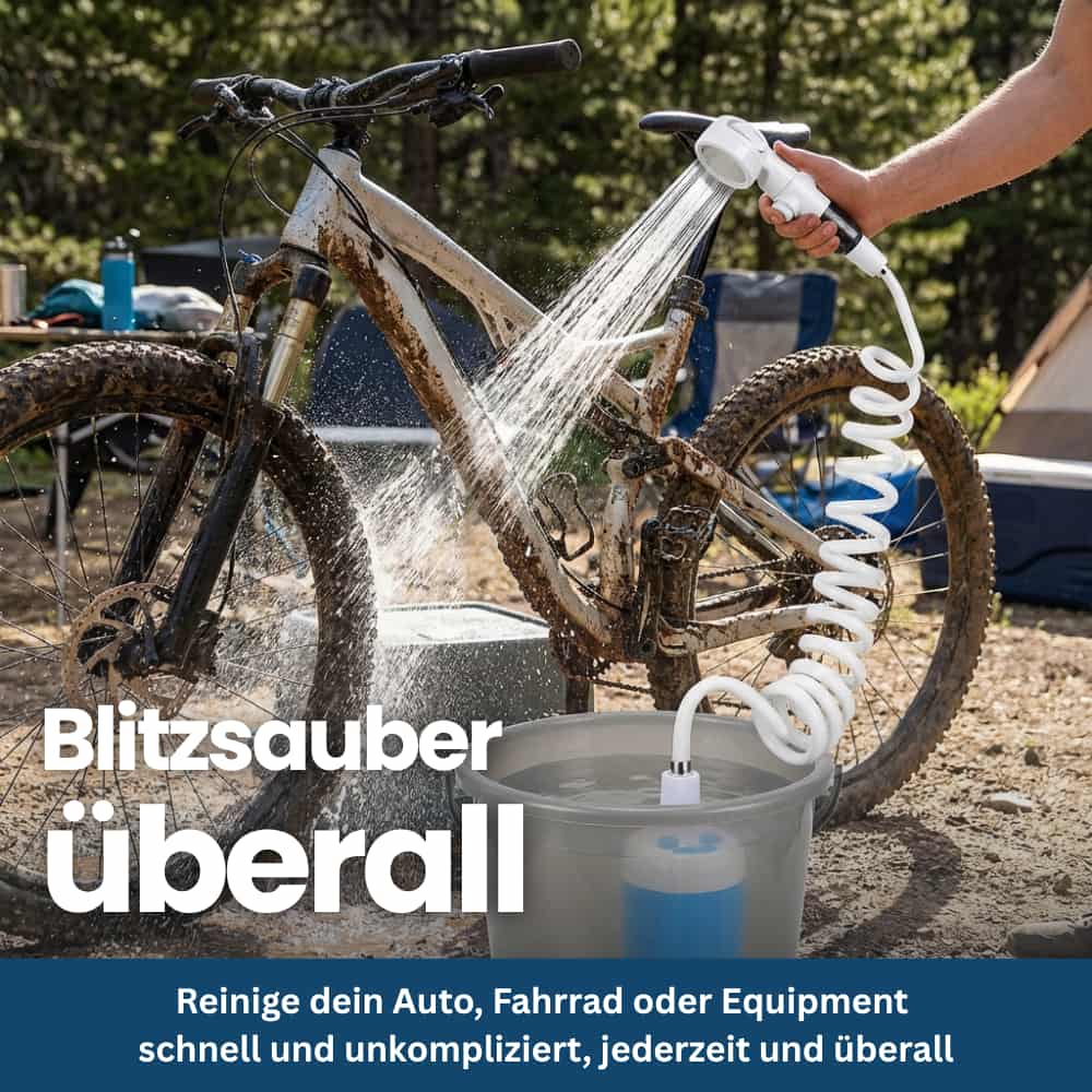 TravelShower – Mobile Shower for Camping & Outdoors