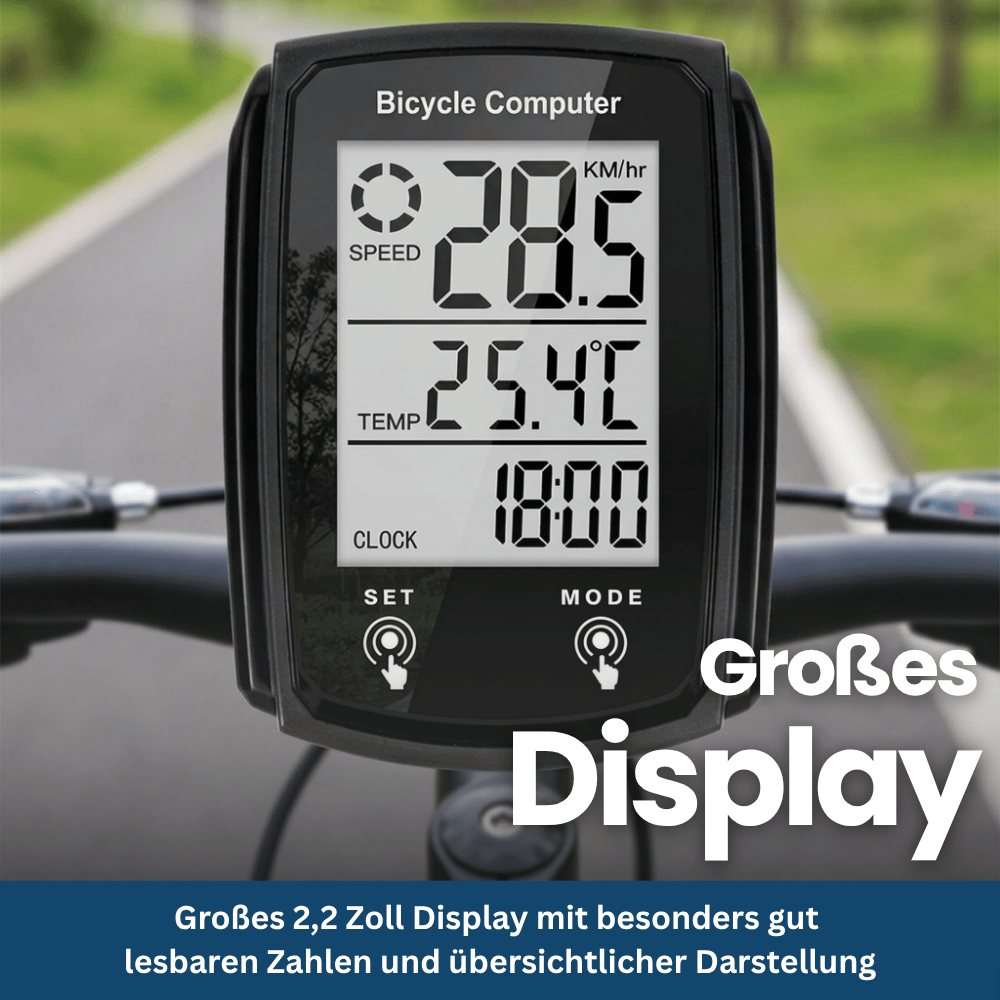 Digital Bike Computer with Speedometer & Odometer