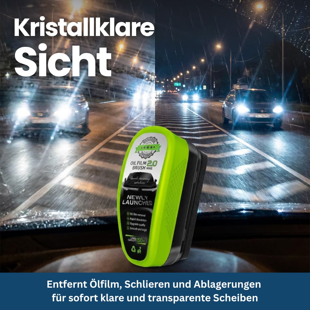 Car Window Cleaner with Anti-Fog & Water-Repellent Effect