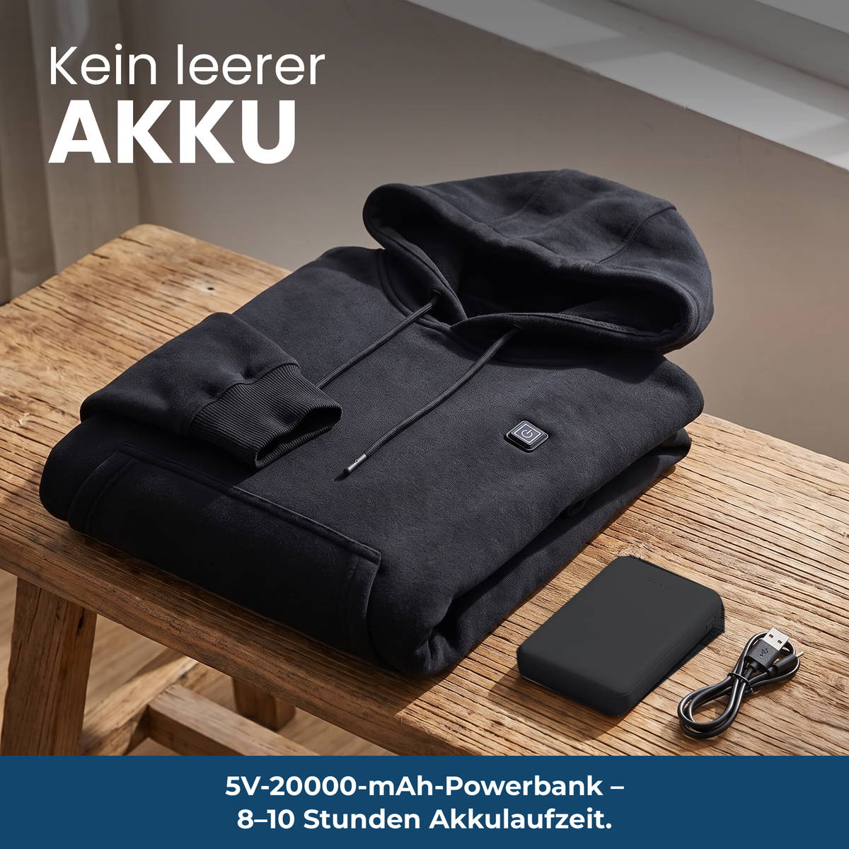 CozyHeat Heated Hoodie – Produktvorteil 5