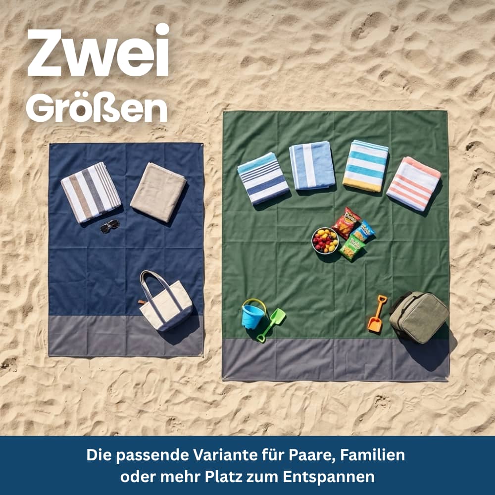Sand-Resistant & Waterproof Beach and Picnic Blanket