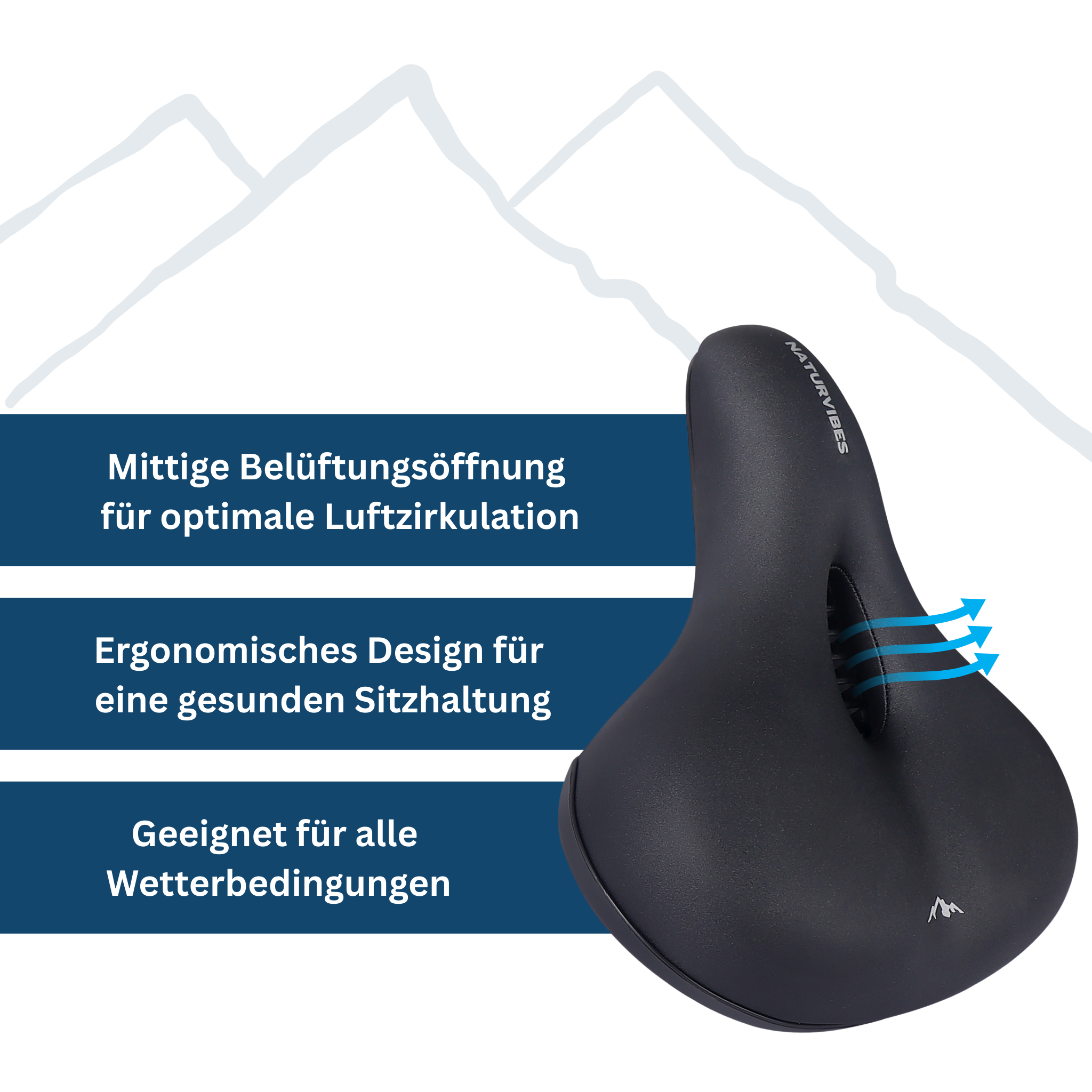 Comfort Bike Saddle