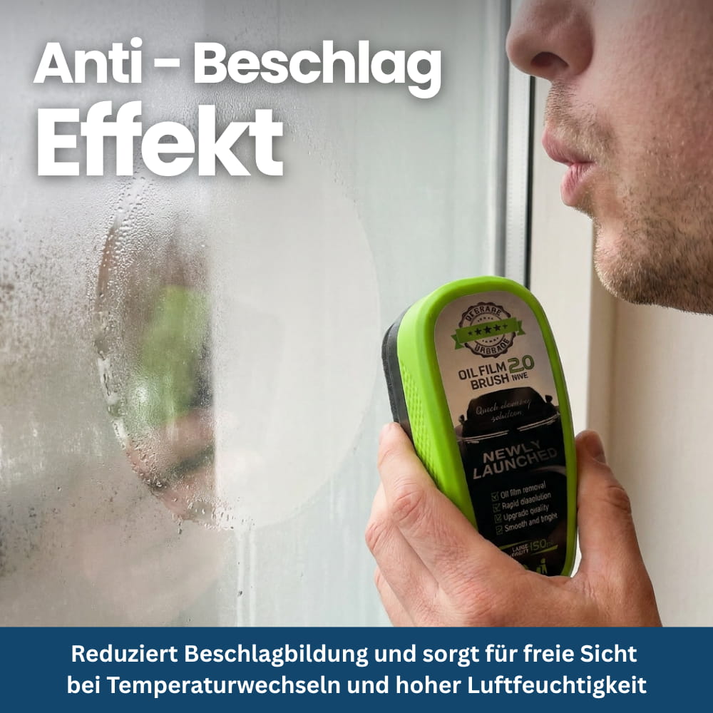 Car Window Cleaner with Anti-Fog & Water-Repellent Effect