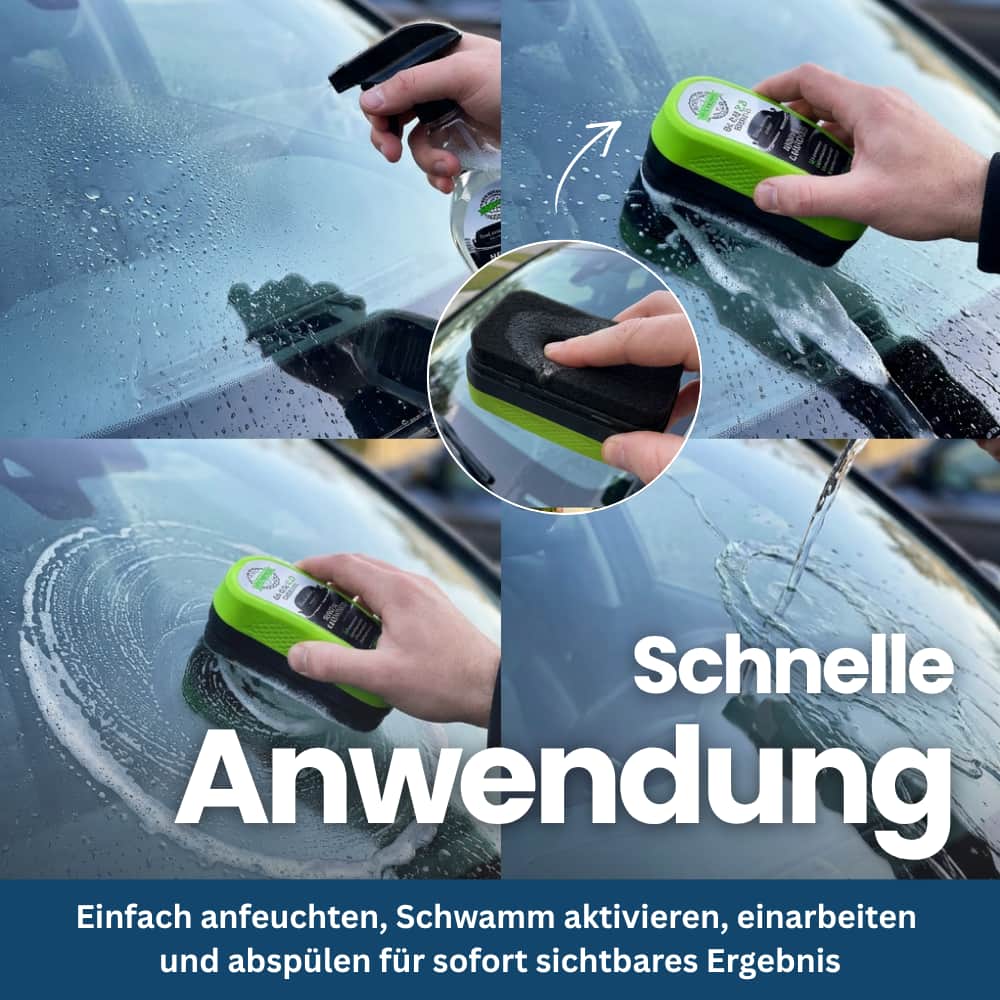 Car Window Cleaner with Anti-Fog & Water-Repellent Effect