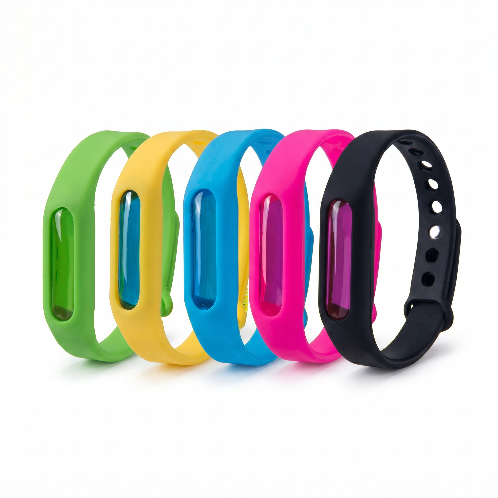 BiteFree Mückenschutz-Armband Set – 5 Farben