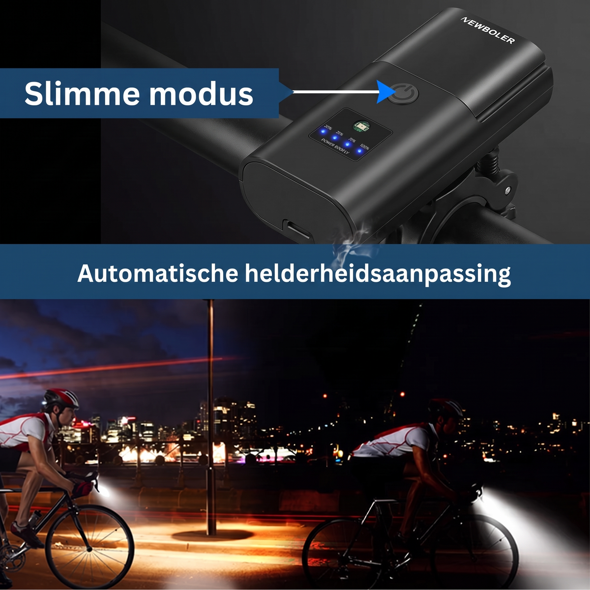 Lumo-koplamp – slimme modus