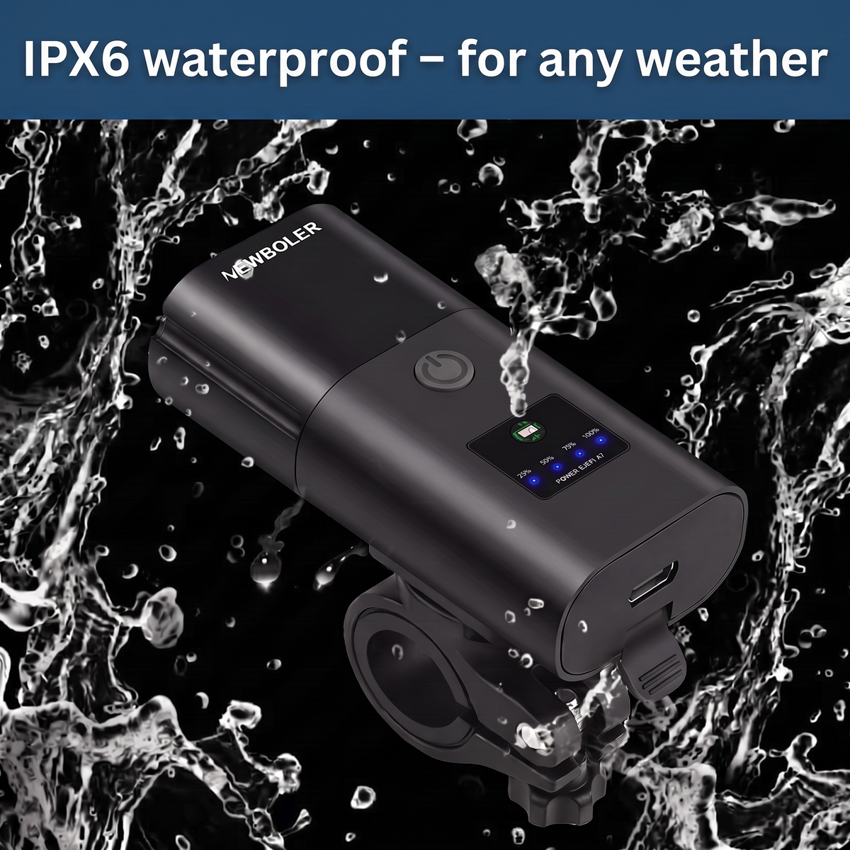 Lumo Front Light – IPX6 waterproof